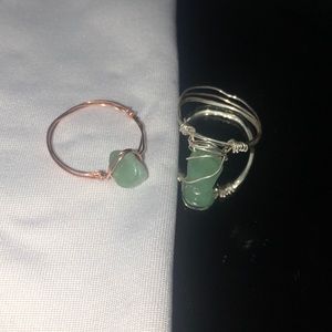 Handmade Aventurine Wire Ring